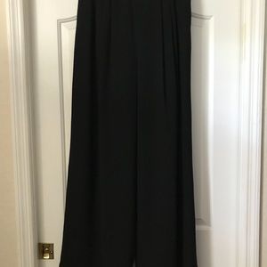 Black crepe Evan Picone Palazzo Pants